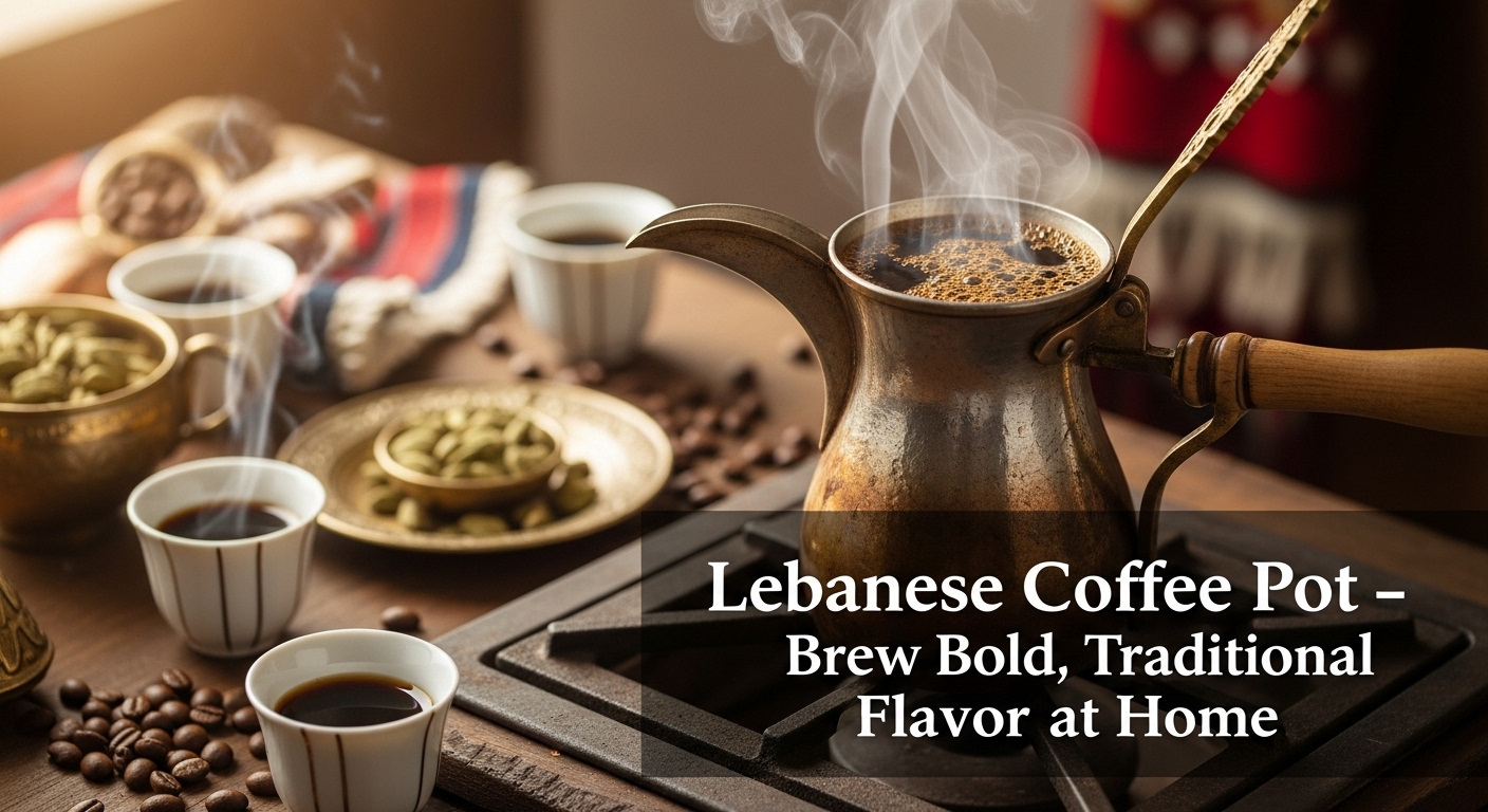 Lebanese Coffee Pot – Brew Bold, Traditional Flavor at Home