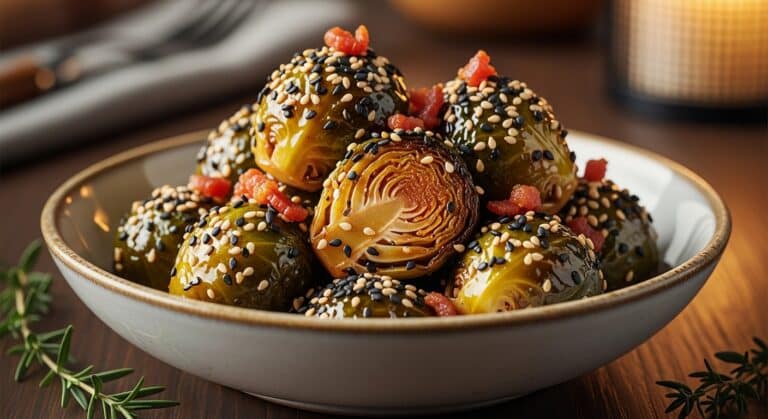 candied brussel sprouts
