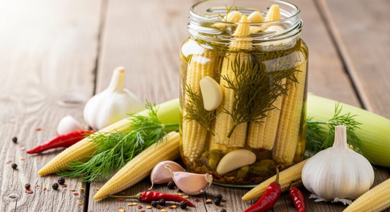 pickled baby corn