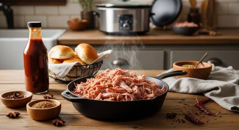 pulled ham